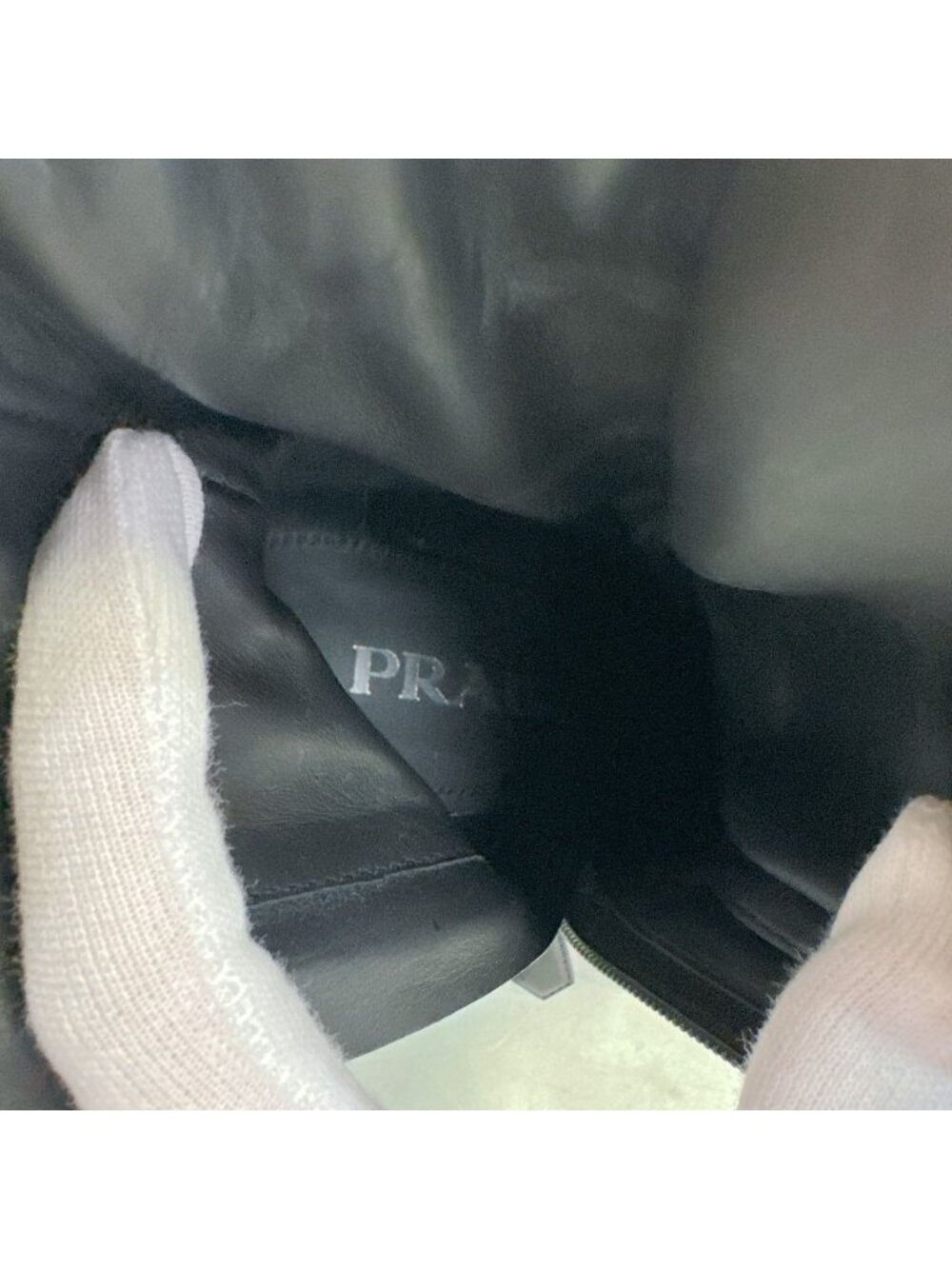 Prada Short Triangle Logo Boot - Picture 6 of 7